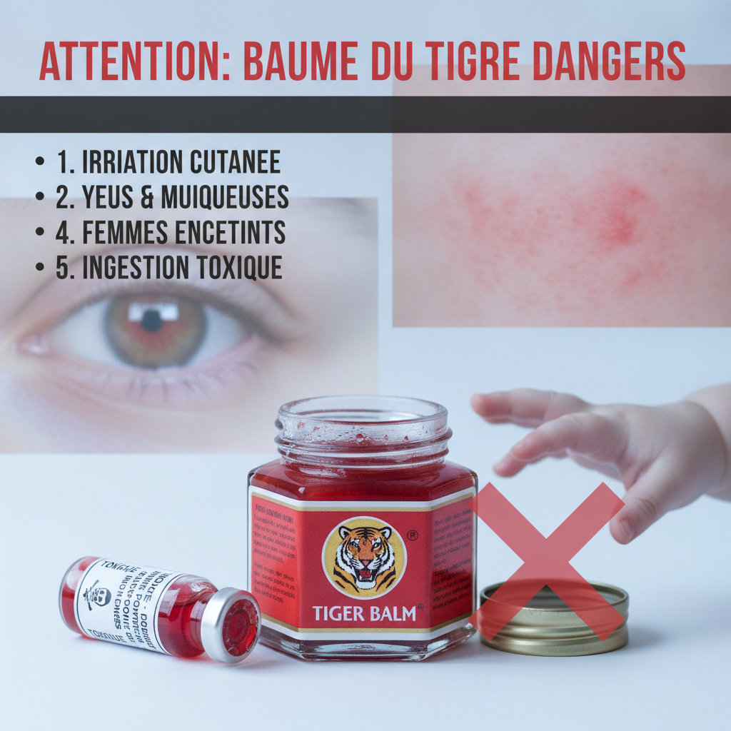 Le baume du tigre danger et ses risques cachés pour la peau