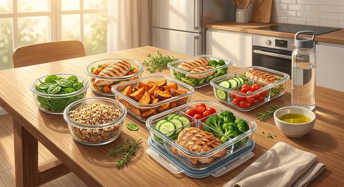 Le régime 5 kg en 1 semaine menu